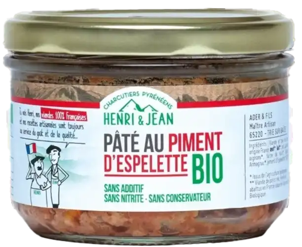 Pâté au Piment d'Espelette Bio 180g